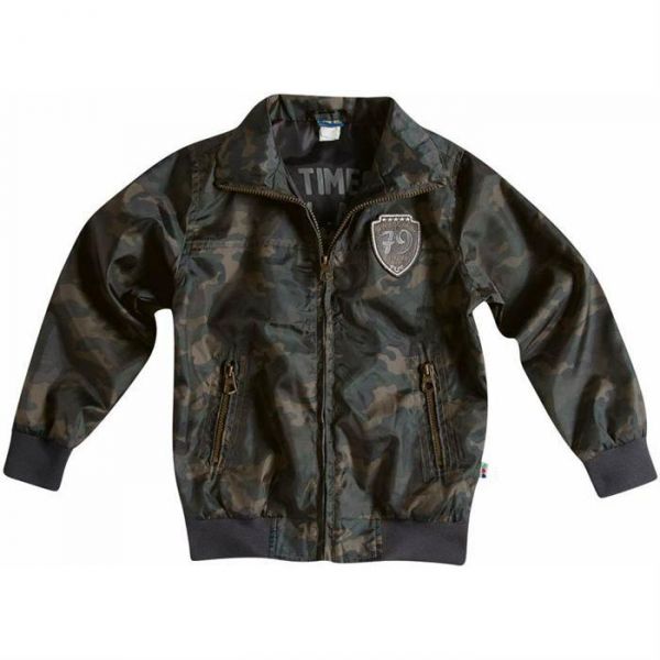 Casaco camuflado escuro